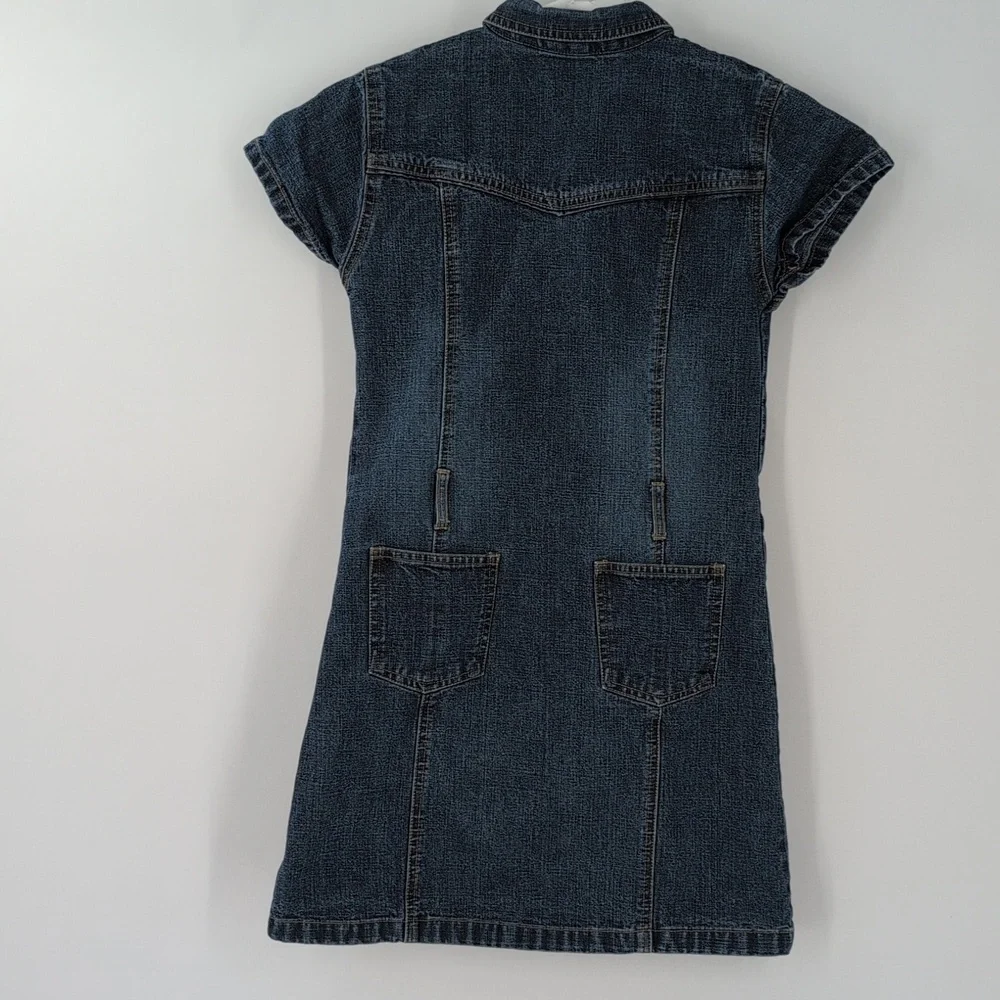 Old Navy Denim Kids Dress size 10 in great condition .